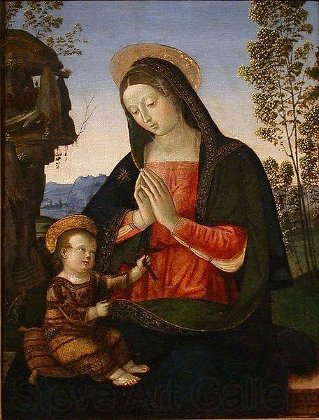 Pinturicchio Madonna Adoring the Child, Spain oil painting art