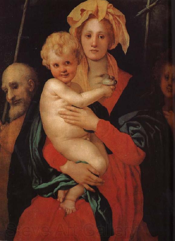 Pontormo St. John family with small France oil painting art