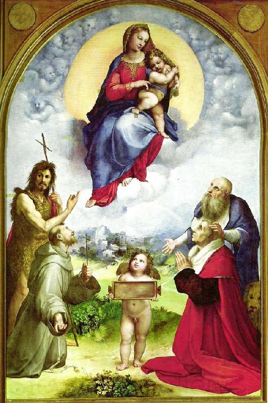Raphael the madonna di foligno France oil painting art