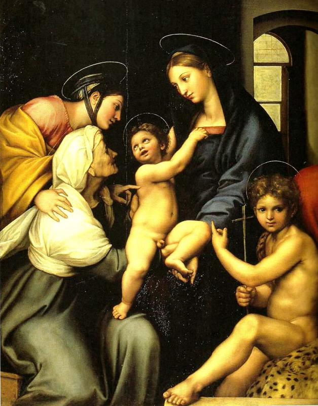 Raphael the madonna dell' impannata Germany oil painting art