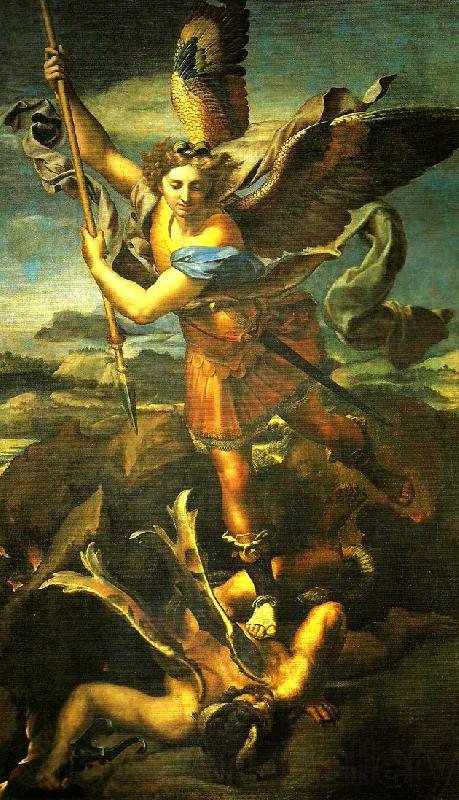 Raphael st michael France oil painting art