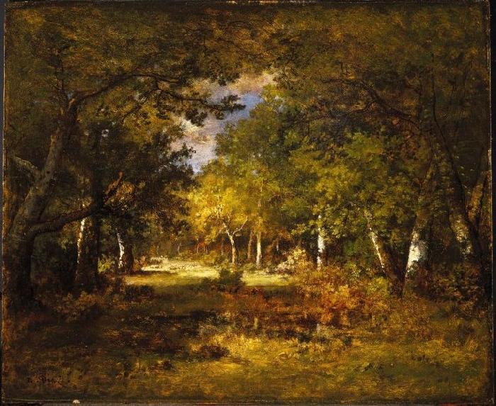 Brooklyn Forest Scene Norge oil painting art