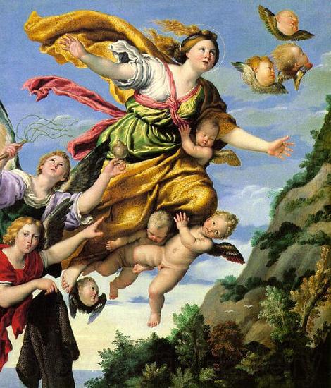 Domenichino Assumption of Mary Magdalene into Heaven France oil painting art