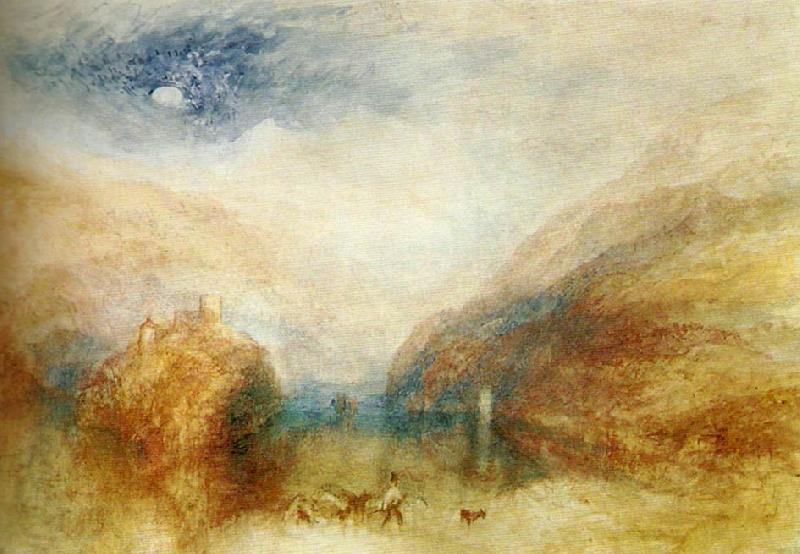 J.M.W.Turner the lauerzersee, Norge oil painting art