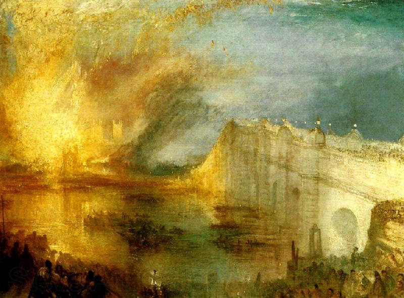 J.M.W.Turner the burning of the house of lords and commons Germany oil painting art