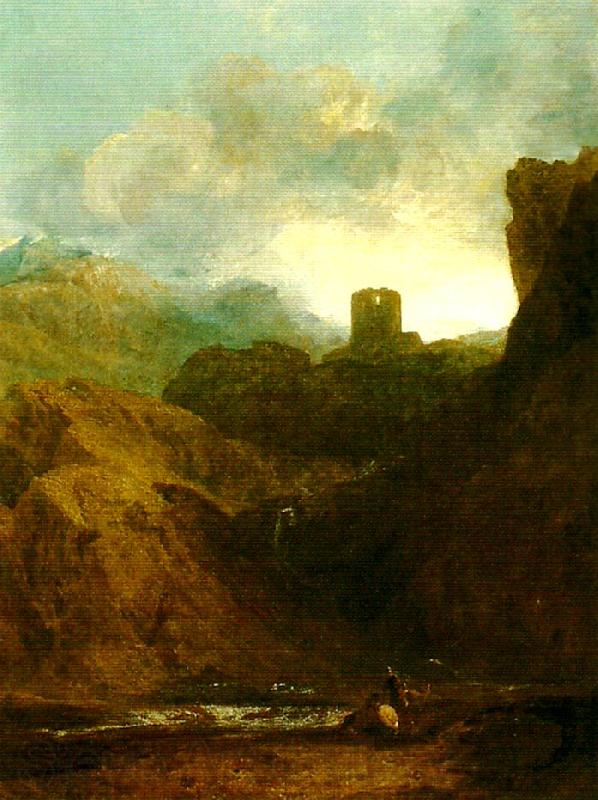 J.M.W.Turner dolbadarn castle Norge oil painting art