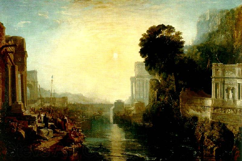 J.M.W.Turner dido building carthage Norge oil painting art