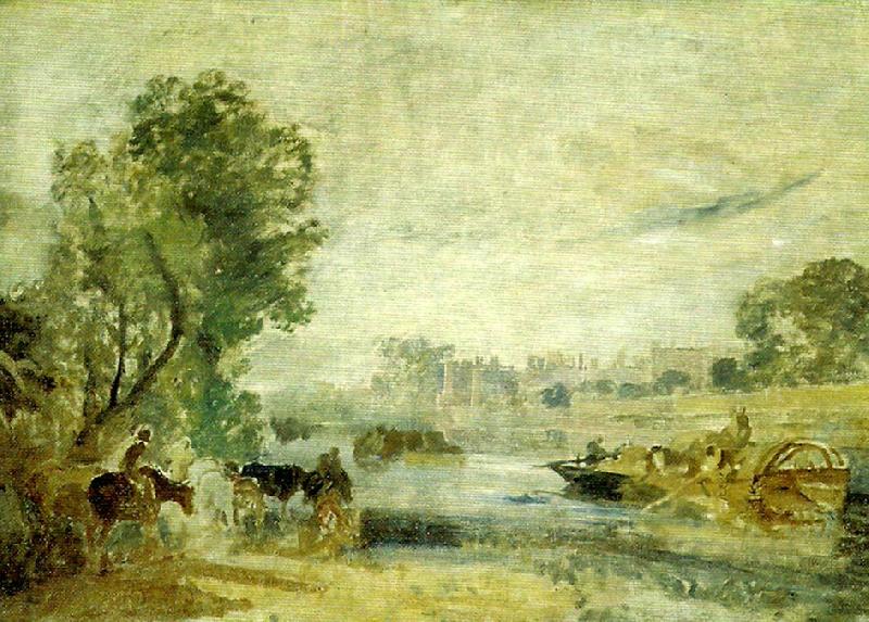 J.M.W.Turner hampton cour from the thames Germany oil painting art
