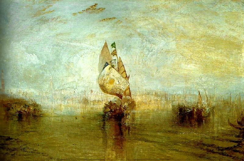 J.M.W.Turner the sun of venice going to sea Norge oil painting art