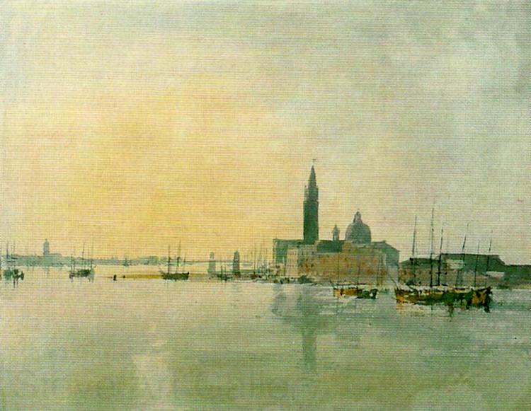 J.M.W.Turner venice san giorgio maggiore from the dogana Norge oil painting art