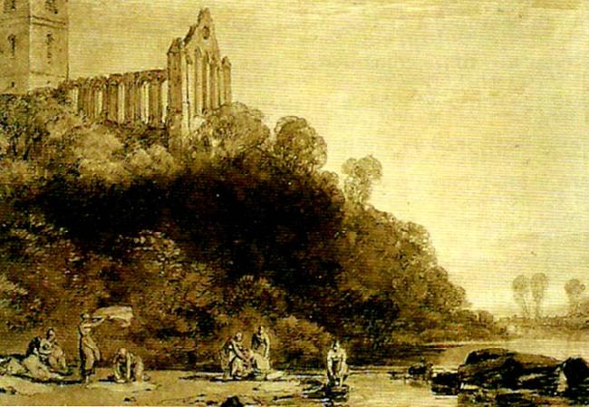 J.M.W.Turner dumblain abbey, scotland Norge oil painting art