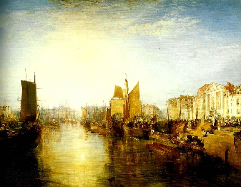 J.M.W.Turner harbour of dieppe Spain oil painting art