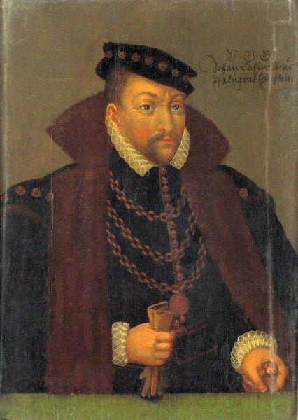 Anonymous Portrait of Johann Casimir von Pfalz-Simmern Norge oil painting art