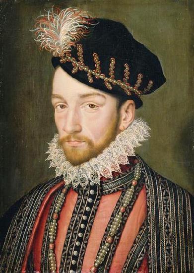Anonymous Portrait of Charles IX of France, Norge oil painting art