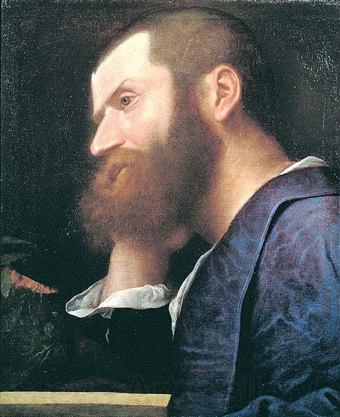 Titian Pietro Aretino, first portrait by Titian Germany oil painting art