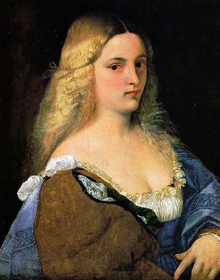 Titian Violante France oil painting art