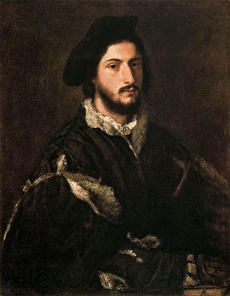 Titian Portrat des Vicenzo Mosti Spain oil painting art