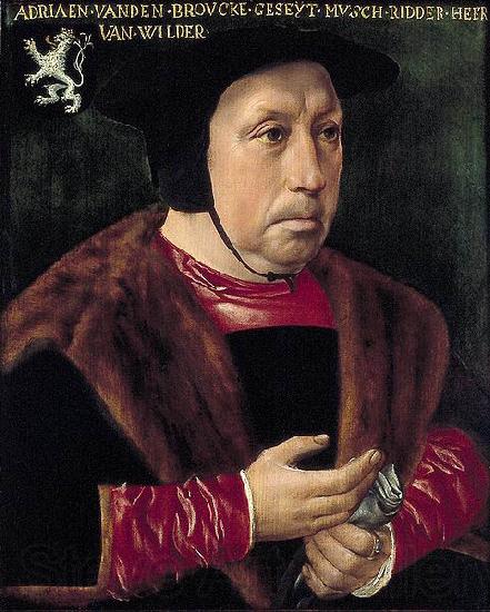 Anonymous Portret van Adriaen van den Broucke, genaamd Musch, Heer van Wildert Spain oil painting art