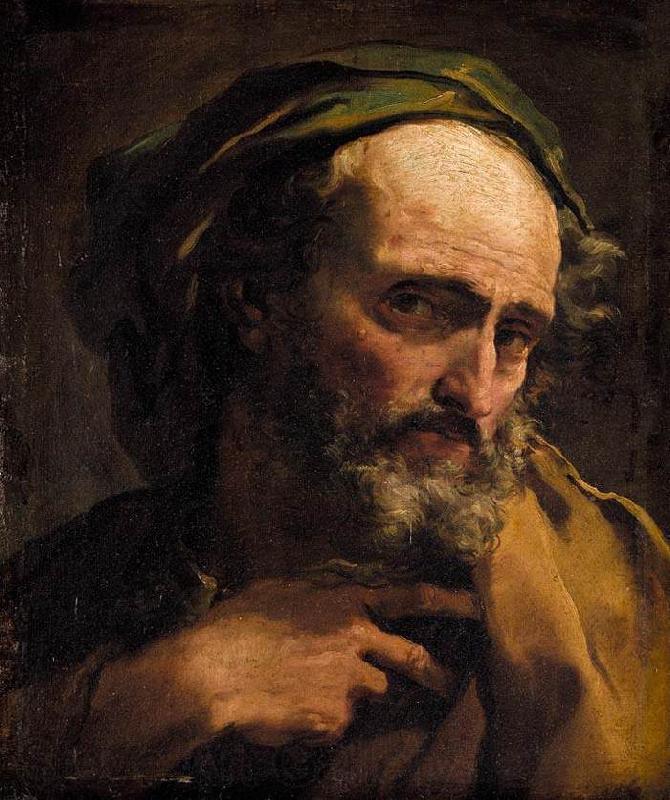 Gandolfi,Gaetano Study of a Bearded Man Norge oil painting art