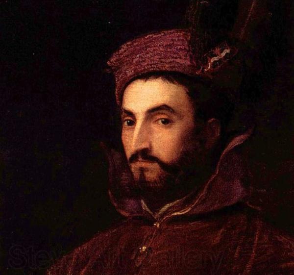 Titian Portrat des Ippolito de Medici Norge oil painting art