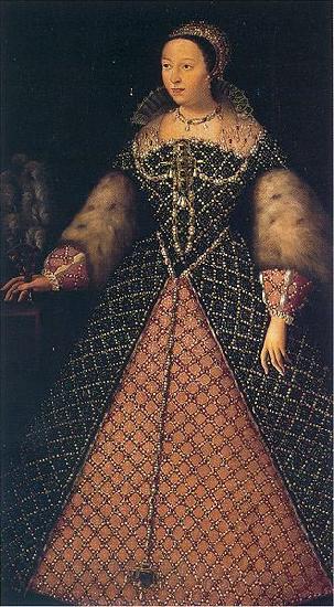 Anonymous Portrait of Caterina de' Medici France oil painting art