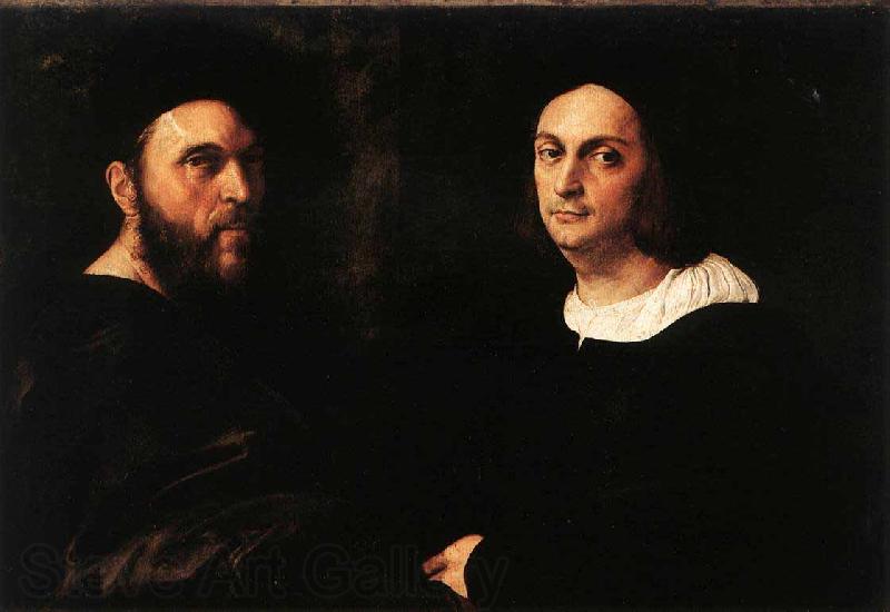 Raphael Portrait of Andrea Navagero and Agostino Beazzano Spain oil painting art