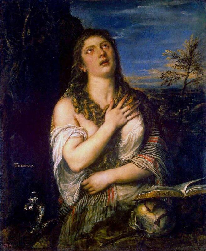 Titian Penitent Magdalene France oil painting art