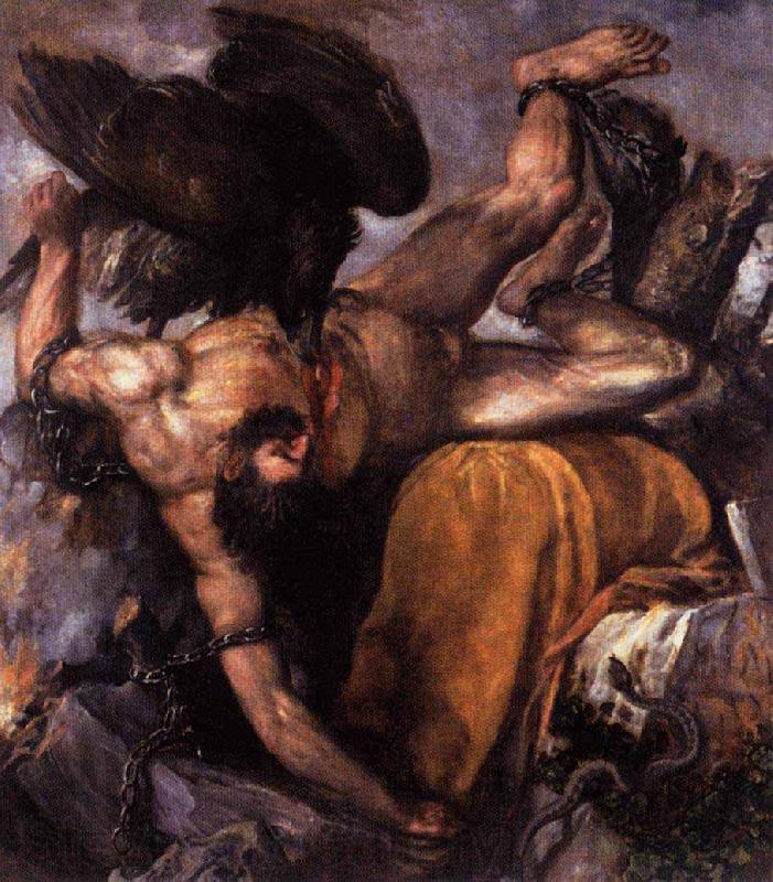 Titian Punishment of Tythus Spain oil painting art
