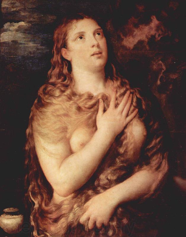 Titian Penitent Magdalene Norge oil painting art