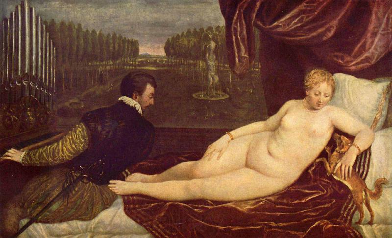 Titian Venus and Music Spain oil painting art