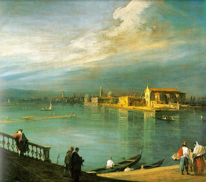 Canaletto San Cristoforo Spain oil painting art