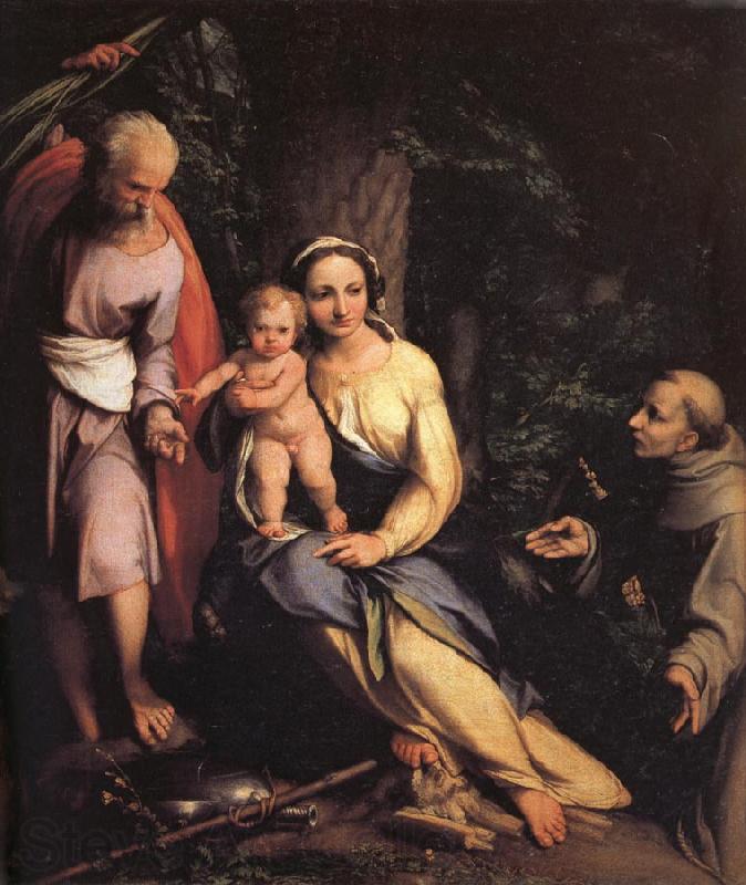 Correggio The Rest on the Flight into Egypt Germany oil painting art