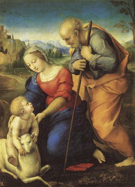 Raphael The Holy Family wtih a Lamb Germany oil painting art