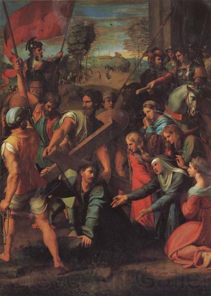 Raphael Christ Falls on the Road to Calvary Spain oil painting art