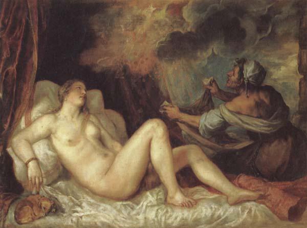 Titian Danae France oil painting art