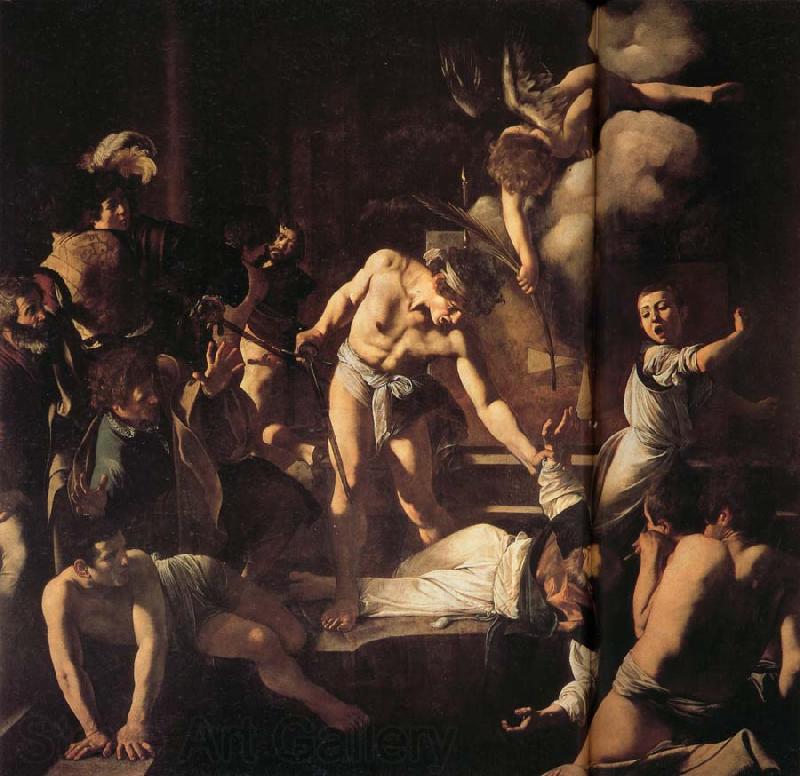 Caravaggio Martyrdom of St.Matthew Norge oil painting art