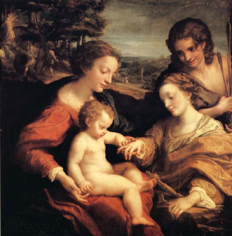 Correggio Wedding of Saint Catherine Spain oil painting art
