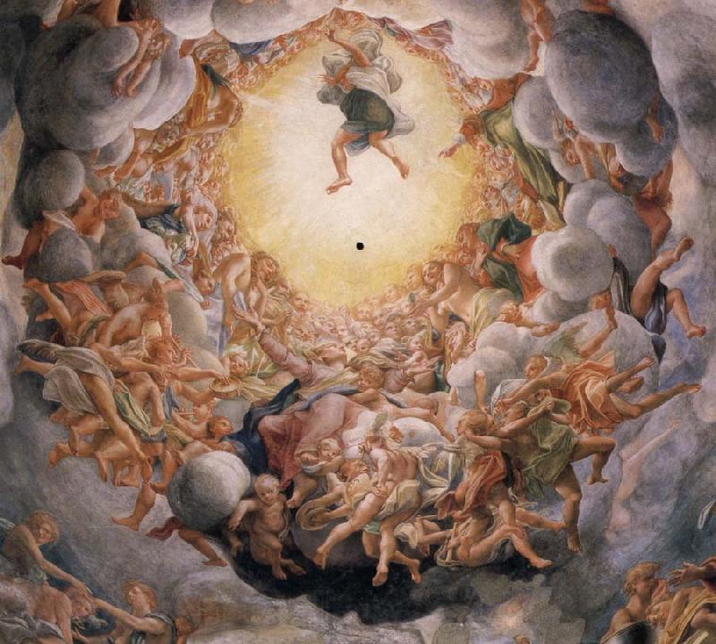 Correggio Assumption of the Virgin,detail of the cupola Spain oil painting art