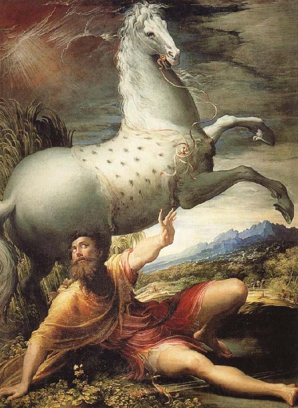 PARMIGIANINO The Conversion of St Paul France oil painting art