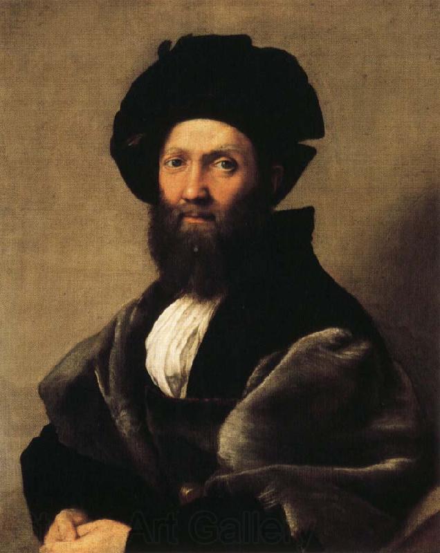 Raphael Portrait of Count Baldassare Castiglione Norge oil painting art