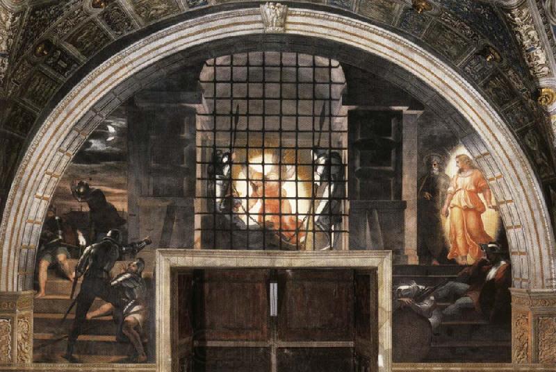 Raphael The Deliverance of Saint Peter from Prison Norge oil painting art