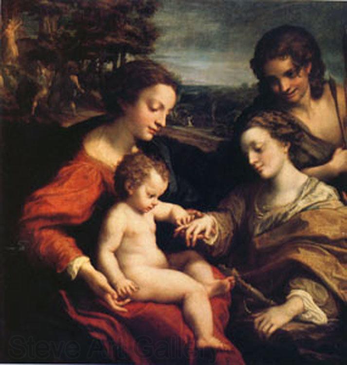 Correggio The Mystic Marriage (mk05) France oil painting art