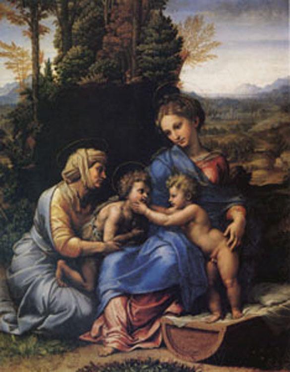 Raphael The Holy Family Known as the Little Holy Family (mk05) Spain oil painting art