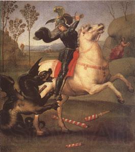 Raphael George Fighting the Dragon (mk05) Spain oil painting art