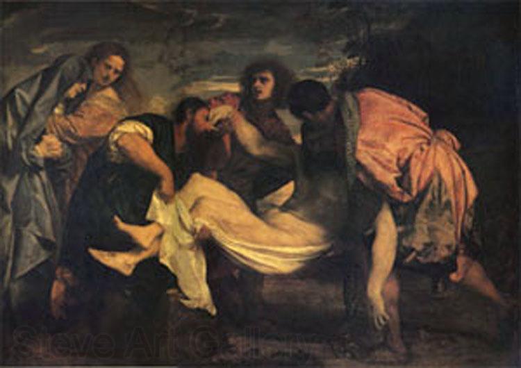 Titian The Entombment (mk05) Spain oil painting art