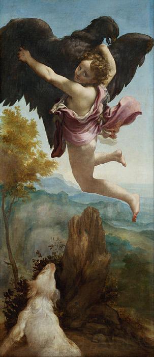Correggio The Abduction of Ganymede (mk08) France oil painting art