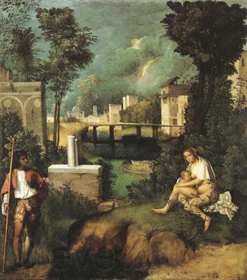 Giorgione La Tempesta (mk08) Spain oil painting art