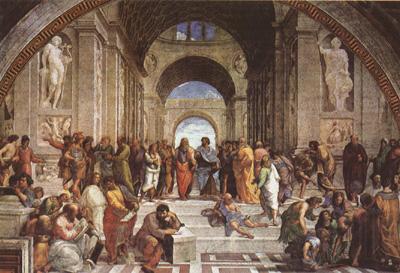 Raphael The School of Athens (mk08) France oil painting art