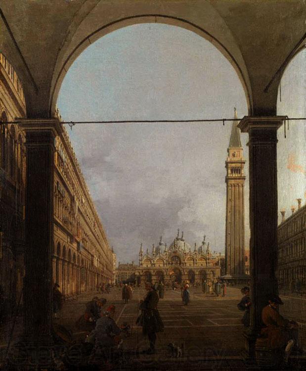 Canaletto Piazza S.Marco verso la basilica,dall'angolo nord-oves (mk21) Germany oil painting art