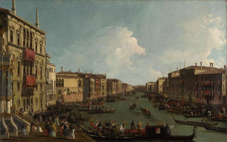 Canaletto Regata sul Canal Grande (mk21) Spain oil painting art